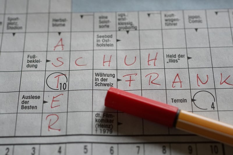 Cryptic Clues Puzzle